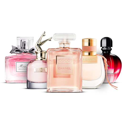 Σετ 5 αρωμάτων – Miss Dior Absolutely Blooming, Scandal, Coco Mademoiselle, Nomade και Black XS [100 ml το καθένα]