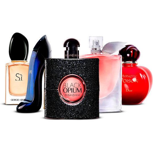 Σετ 5 αρωμάτων – Sì, Good Girl, Black Opium, La Vie Est Belle και Hypnotic Poison [100 ml το καθένα]