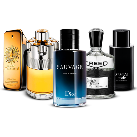 Σετ 5 αρωμάτων – 1 Million, Azzaro Wanted, Sauvage, Creed Aventus και Armani Code [100 ml το καθένα]