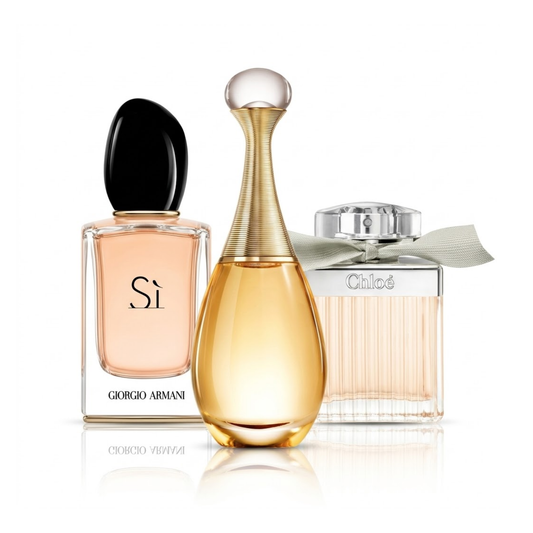 Σετ 3 αρωμάτων | Armani Sì, Dior J'adore, Chloé EDP 100 ml