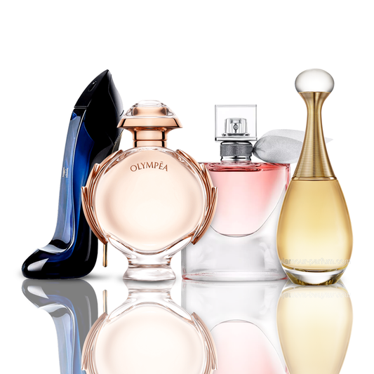 Σετ 4 αρωμάτων | Good Girl + Olympea + La Vie Est Belle + J'Adore 100 ml