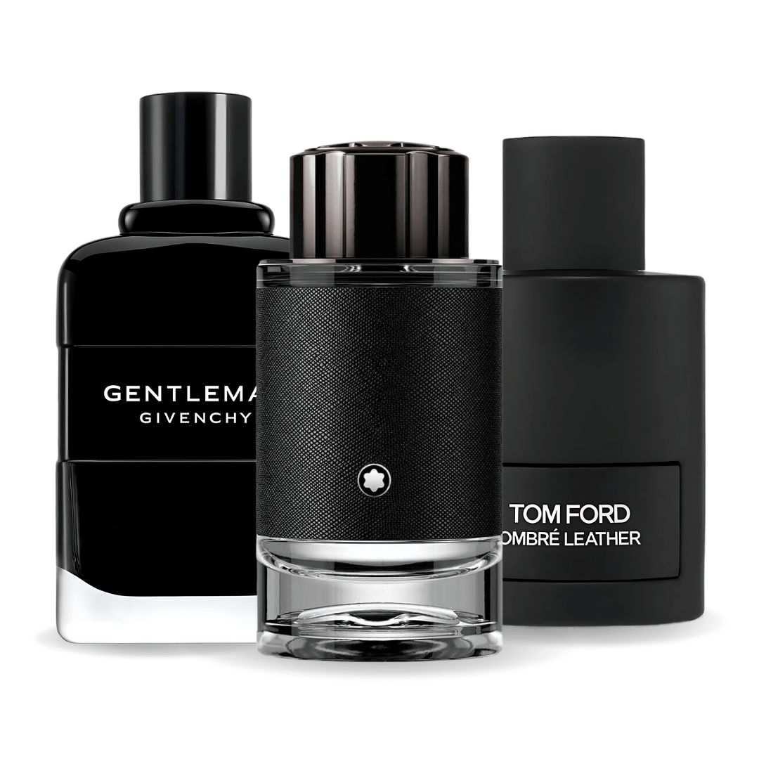 Σετ 3 αρωμάτων | Tom Ford Ombre Leather, Givenchy Gentleman, Montblanc Explorer 100 ml