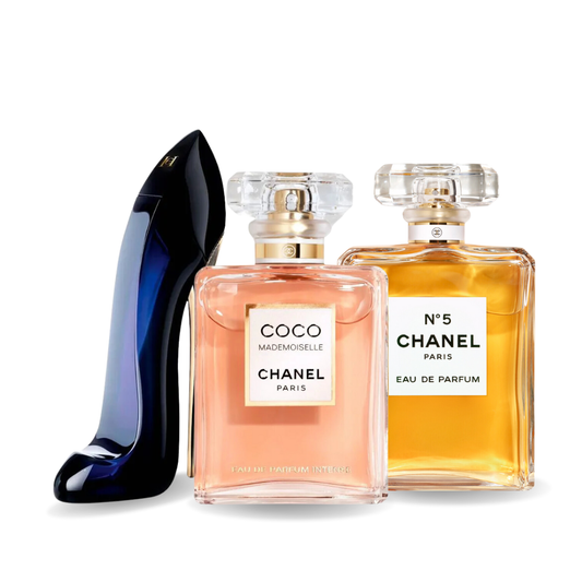 Σετ 3 αρωμάτων | GOOD GIRL, COCO MADEMOISELLE, Chanel Nº5 100 ml