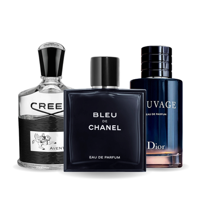 Σετ 3 αρωμάτων | Creed Aventus, Bleu de Chanel, Dior Sauvage 100 ml