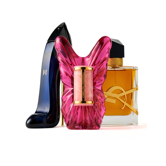 Σετ 3 αρωμάτων | Carolina Herrera Good Girl + Carolina Herrera La Bomba + Yves Saint Laurent Libre Intense 100 ml