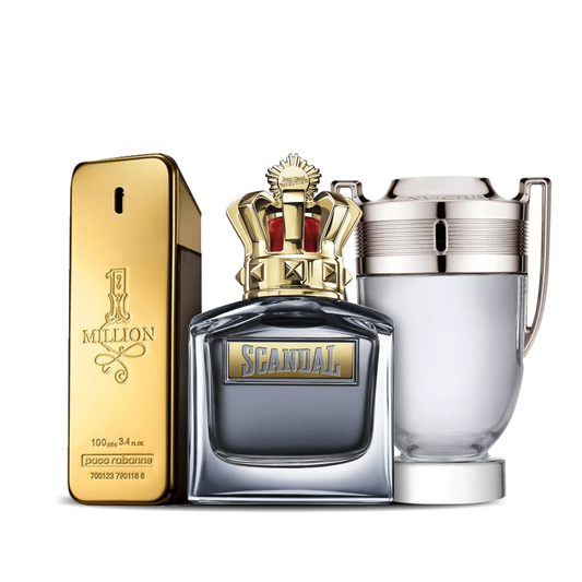Σετ 3 αρωμάτων | Invictus + Scandal Men + One Million 100 ml