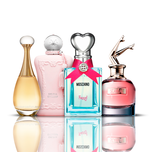Σετ 4 αρωμάτων | Funny Moschino + Delina + Scandal + J'adore 100 ml