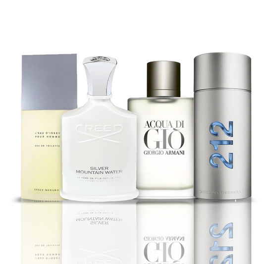 Σετ 4 αρωμάτων | Issey Miyake + Acqua di Gio + Creed Silver + 212 NYC Men 100 ml