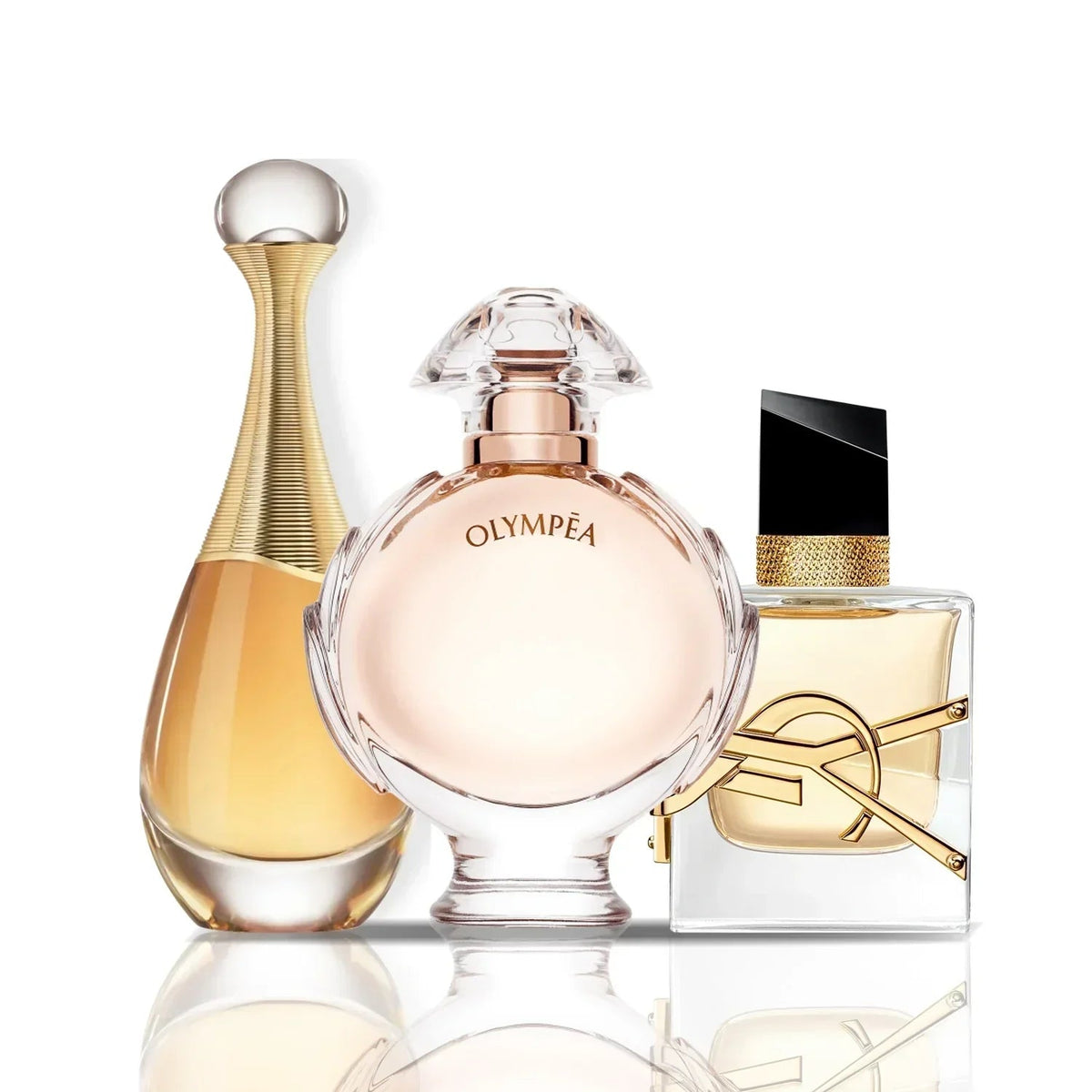 Σετ 3 αρωμάτων | J'Adore Dior + Olympea + Yves Saint Laurent Libre