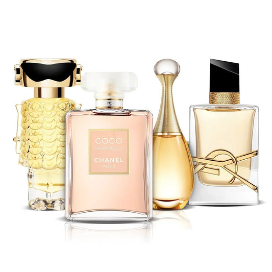 Σετ 4 αρωμάτων | Fame, Coco Mademoiselle, J'adore και Libre (100 ml)