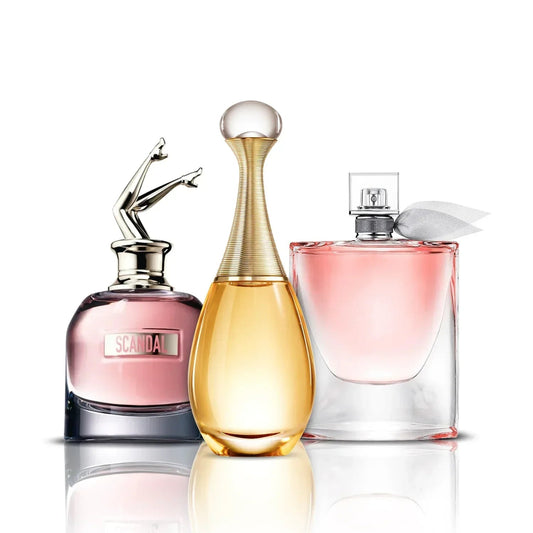 Σετ 3 αρωμάτων | Scandal, J'adore και La Vie Est Belle (100 ml)
